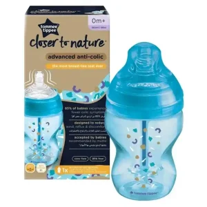 زجاجة رضاعة تومي تيبي زجاجة رضاعة مضادة للمغص ببرونة رضاعة ضد المغص Tommee Tippee