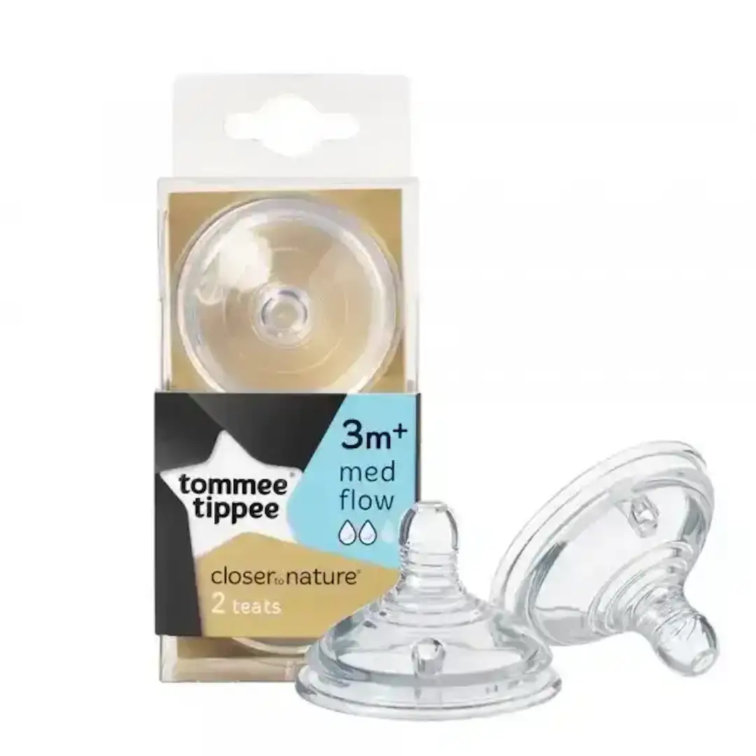 حلمات رضاعة تومي تيبي حلمات لببرونة تومي تيبي حلمات Tommee Tippee Closer to Nature حلمات رضاعة طبيعية حلمات سيليكون للأطفال حلمات تدفق بطيء حلمات تدفق متوسط