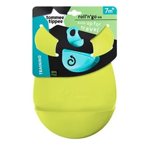 مريلة طعام للأطفال مريلة تومي تيبي للاطفال Tommee Tippee Roll n Go مريلة بلاستيكية للأطفال