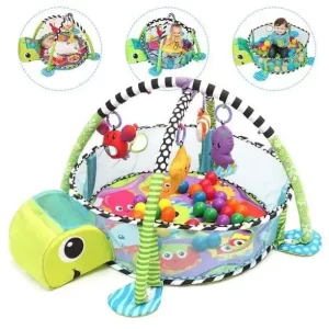 حصيرة ألعاب السلحفاة - Tortoise 3-In-1 Play Gym