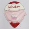 Bebekevi- مريلة اطفال قطنية طبقتين مع عضاضة