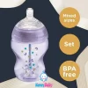 رضاعة ضد المغص Tommee Tippee Anti-Colic زجاجة رضاعة تومي تيبي زجاجة رضاعة مضادة للمغص ببرونة رضاعة ضد المغص Tommee Tippee زجاجة رضاعة 260 مل