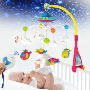 علاقة سرير الفضاء "مع بروجيكتر" Huanger Mobile Cot