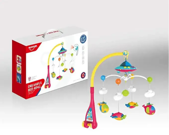 علاقة سرير الفضاء "مع بروجيكتر" Huanger Mobile Cot