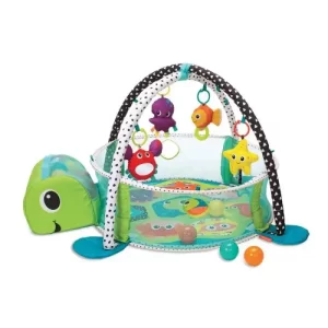 حصيرة ألعاب السلحفاة - Tortoise 3-In-1 Play Gym