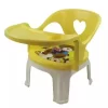 كرسي أطفال 2 في 1- منخفض مبطن مع صينية طعام