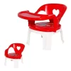 كرسي أطفال 2 في 1- منخفض مبطن مع صينية طعام