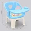 كرسي أطفال 2 في 1- منخفض مبطن مع صينية طعام