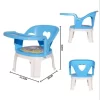 كرسي أطفال 2 في 1- منخفض مبطن مع صينية طعام