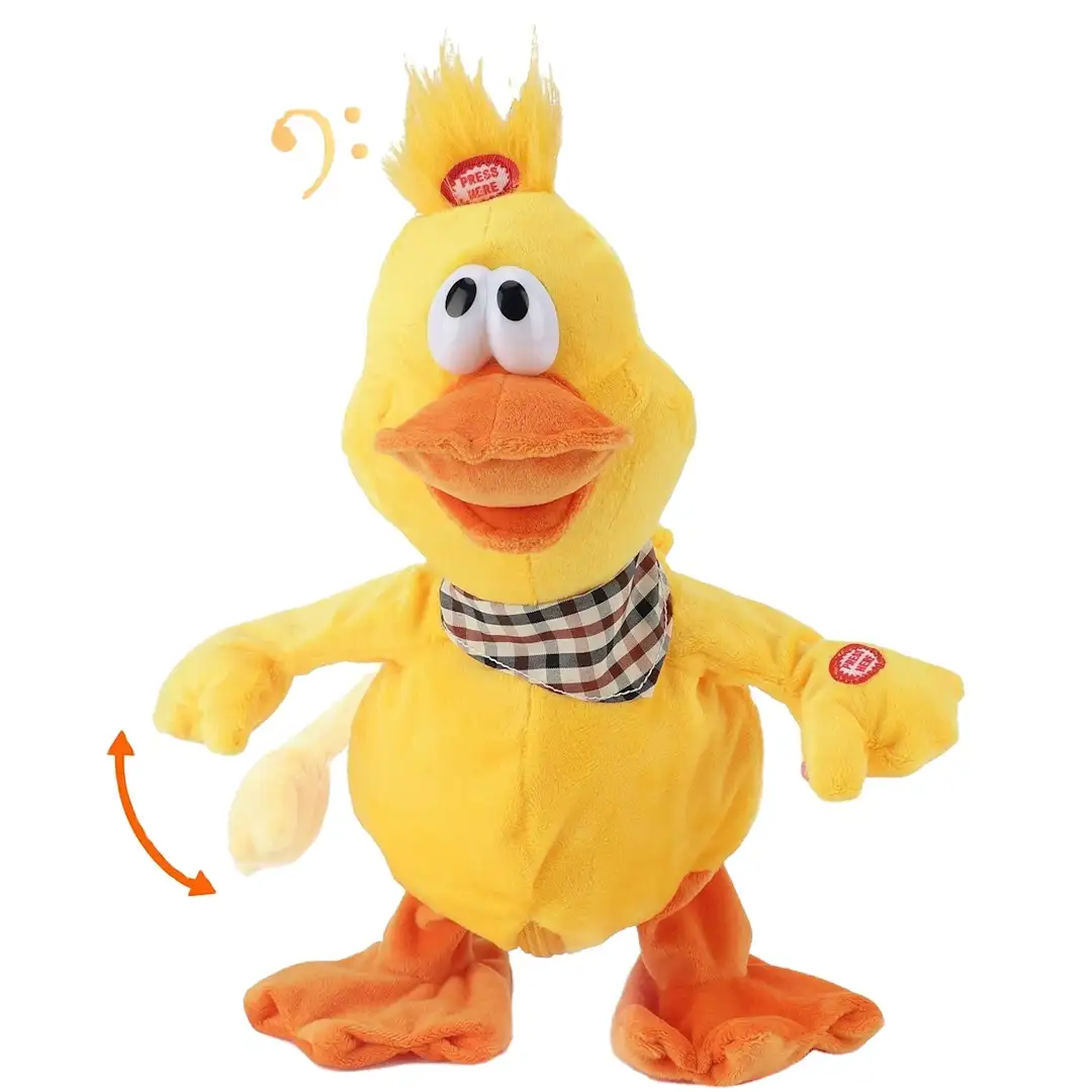 لعبة بطة راقصة لعبة أطفال تفاعلية لعبة موسيقية للأطفال بطة تغني وتمشي ألعاب تعليمية للأطفال هدية عيد ميلاد للأطفال لعبة إلكترونية للأولاد والبنات حيوانات محشوة تفاعلية لعبة بطة ببطارية أفضل ألعاب الأطفال دمى وألعاب متحركة تنمية مهارات الطفل لعبة آمنة للأطفال Duck dancing toy ألعاب أطفال أونلاين هدايا عيد الفصح هدايا مواليد جديدة ألعاب تطور المسؤولية والتعاطف ألعاب حيوانات أليفة تعليمية بطة هووز بيبي ألعاب أطفال خفيفة الوزن ألعاب تفاعلية للرضع لعبة صوت وضوء للأطفال ألعاب تقليد الحيوانات ألعاب مبتكرة للصغار