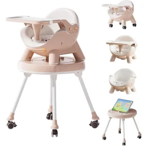 كرسي أطفال مع طاولة رسم والعاب