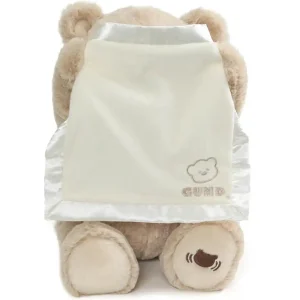 دمية دب بيكابو لعبة الغميضة للأطفال دب تفاعلي للأطفال لعبة Peekaboo للرضع ألعاب أطفال حديثي الولادة دمية أطفال ناطقة دب متحرك مع صوت ألعاب تعليمية للرضع دمية محشوة تفاعلية هدية مولود جديد ألعاب أطفال آمنة دمية دب ناعمة ألعاب ذكاء للأطفال الصغار دمية أطفال مع بطانية ألعاب أطفال بعمر 0+