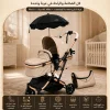 عربة أطفال مع مظلة عربة أطفال بمقعد قابل للعكس عربة أطفال بعجلات ماصة للصدمات عربة أطفال مع سلة تخزين عربة نينو كوالا 2 في 1